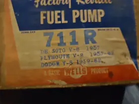 711r Ac Remanufactured Capac Fuel Pump For 57 Desoto/57-62 Ply/59-62 Dodge V8 #2