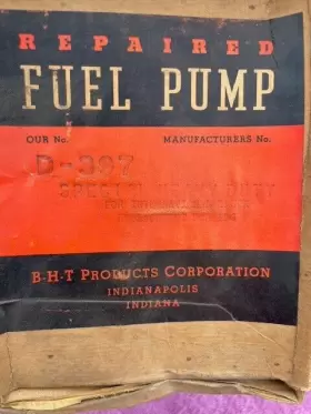 855573 Ac / B-h-t Products Corp. D-397 Vintage 1930s International Harvester E26 Rebuilt Fuel Pump #855573 #2