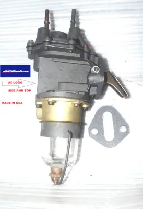 4708-4872 Ac Delco Fuel Vacuum Pump Ford 1955 1956 1957 1958 1959 1960 1961 Mercury 6 Cyl