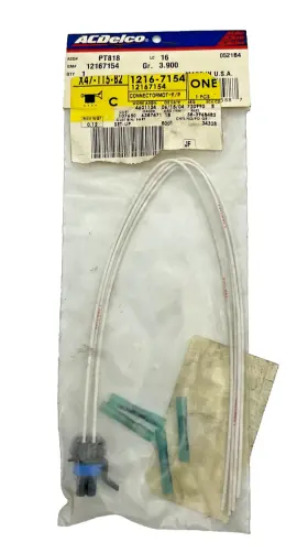 12167154 Acdelco Pt818 Nos / Gm Fuel Pump Connector Pigtail