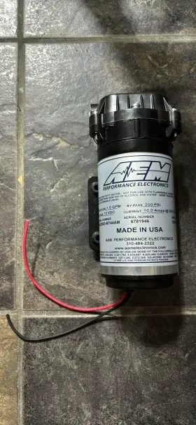 30-3015 Aem Water / Methanol Injection 6-amp Re-circulation Style Pump 200psi For 1 Gal #2