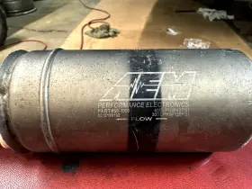 50-1009 Aem Electronics 400lph Metric Inline High Flow Pressure Fuel Pump 044 Style #2