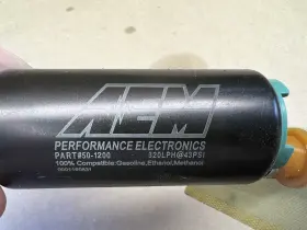 50-1200 Aem Electronics Hi Flow Fuel Pump 320lph 43psi Gas Ethanol Methanol Honda Acura #2