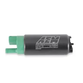 E85-compatible Aem Electronics 50-1235 400lph Hi Flow In-tank Fuel Pump - Single Barb