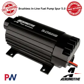 11186 Aeromotive Brushless In-line Fuel Pump Spur 5.0 #11186