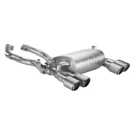 Akrapovic M-bm/t/8h-t 14-17 Bmw M3 F80 Slip-on Line Titanium With Tips