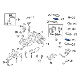 4f0919133b Audi Oe For S4 2010-2016 Upper Fuel Pump Tank Seal