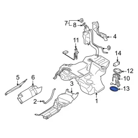 8e0919133b Audi Oe For Q7 2009-2015 Fuel Pump Tank Seal