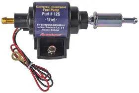 Autobest 072845180124 12s Universal Electric Fuel Pump 4-7 Psi For Gasoline Only