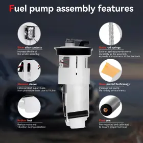 Adp05239405s12 Autodayplus Fuel Pump Module Assembly For 1998-2003 Dodge Durango Sending Unit E7117m #3