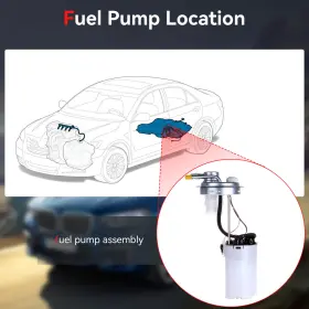 Adp05317905s1 Autodayplus Electric Fuel Pump With Pressure Sensor For Chevy Express 1500 2500 3500 2004-2008 #2