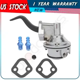 Adp16281605s Autodayplus High Volume Fuel Pump Fits Pontiac 326 350 400 389 455 V8 8psi 140gph Chrome Adp16281605s Autodayplus High Volume Fuel Pump Fits Pontiac 326 350 400 389 455 V8 8psi 140gph Chrome