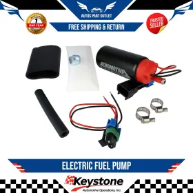11569 Autos Part Outlet New Electric Fuel Pump With Sock Filter/ Wiring Connector/ Clamp/ Rubber Grommet