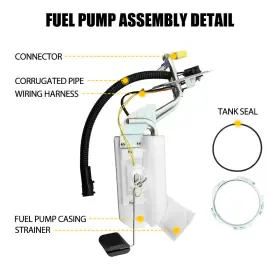 F4tz9a407c Auxito Fuel Pump Assembly Fit 90-97 F150 Ford F350 F250 4.9l 5.0l 5.8l 7.5l #3