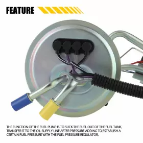 F6tz9a407bb Auxito Fuel Pump Assembly Module For 92-97 Ford F150 F-250 F-350 Sp2006h 19 Gallon 2set #3