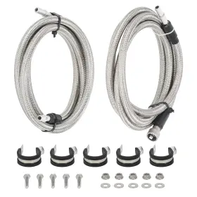 819-816 Bfo 2pater Stainless Steel Braided Fuel Lines Kit For Silverado Sierra 1500 New