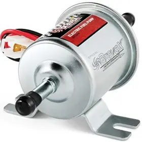 Aep02al Bravex Universal 12v Low Pressure 2.54 Psi Inline Electric Fuel Pump For Gas Diesel