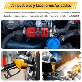 0580464070 Carbole Inline High Pressure Fuel Pump Replacement Gas Diesel For Bosch #2
