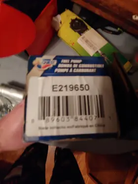 E219650 Carquest Premium Fuel Pump New In Original Packaging