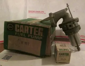 M-857 Carter Vintage Nos Mechanical Fuel Pump M857 With Filter