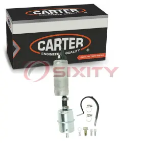 Sx-0154 Carter In-line Electric Fuel Pump For 1971-1974 Audi 100 Series 1.8l 1.9l L4 Wu