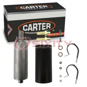 Sx-2535 Carter In-line Electric Fuel Pump For 1976-1987 Volkswagen Scirocco 1.5l Hp