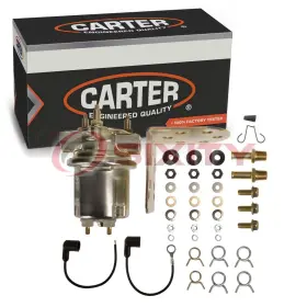 Sx-3198 Carter In-line Electric Fuel Pump For 1955 Plymouth Belvedere 4.2l V8 Air If