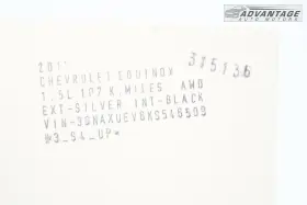 94553807 Chevrolet 2018-2024 Equinox Lt Gasoline Fuel Tank Pump Retainer Lock Ring Oem #3