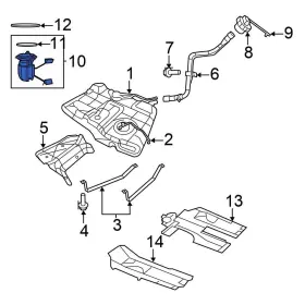 68033083af Chrysler Oe For 200 2011-2014 Fuel Pump And Sender Assembly