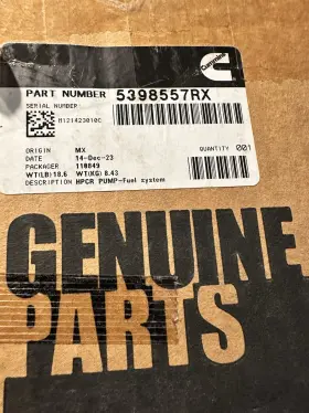 5398557rx Cummins Hpcr Fuel Pimp