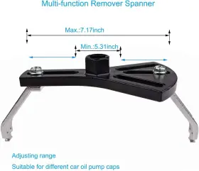 Xbl089 Dan Auto Parts Adjustable Universal Fuel Pump Removal Tool For Lock Ring Tank Repair Kit #3