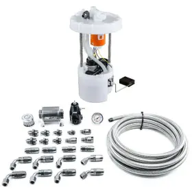 Deatschwerks 887753536013 06-11 Honda Civic Si K20 Dw400 Pump Module And Return Kit With Cpe Fuel