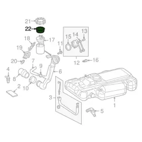 5119613aa Dodge Oe For Sprinter 3500 2003-2006 Fuel Pump Tank Seal