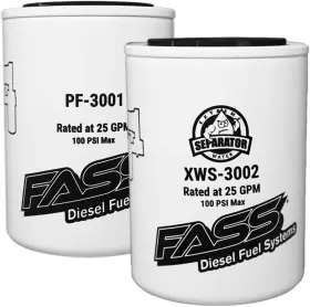 Xws-3002 Fass Pf3001 New Titanium Series Fuel Filter Package / Pf-3001 - Freeship