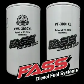 Xws-3002xl Fass Xws-3002xl/fp3001xl Titanium Series Fuel Filter Combo Package / Pf-3001xl