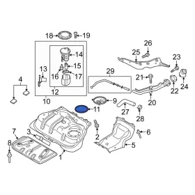 68314017aa Fiat Oe For 124 Spider 2017-2020 Fuel Pump Tank Seal