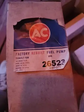 26523 Ford Ac Factory Rebuilt Fuel Pump 62-68 Mercury V8