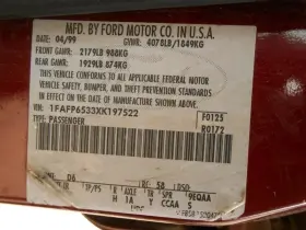 323-01245 Ford Fuel Pump Assembly 4 Cylinder Id 98bp-bb Fits 98-99 Contour 507109