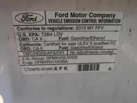 323-02039 Ford Fuel Pump Gasoline 2.0l Vin 2 8th Digit Tank Fits 12-13 Focus #3