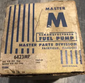 6423mp Ford Veg Master Fuel Pump / Mercury V-8 221 Engine 1962-1964 Usa #2