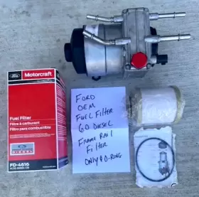 6c34-9g282-ab Ford Oem 03-07 F350 6.0 Diesel Fuel Pump And New Filter