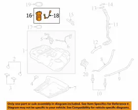 Dg1z9h307r Ford Fuel Pump Tank Mounted Assembly 3.5l Fwd Fits 13-19 Taurus #3