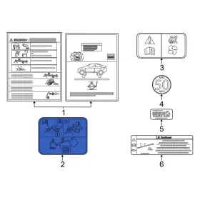 Au5z9a095d Ford Oe For F-150 2009-2024 Fuel Information Label