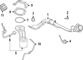 Rc3z-9h307-b Ford Genuine Fuel Pump