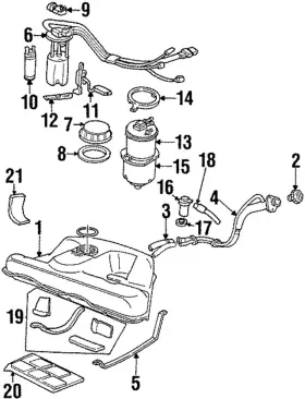 Gm 25028733 Genuine Fuel Pump