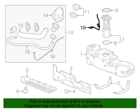 84212967 Gm Genuine Fuel Level Sensor Kit With Seal #2
