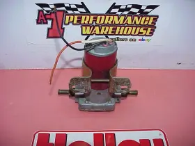6145-2 Holley Vintage Red Electric Fuel Pump Hot Rod Rat Tested Good Today #3