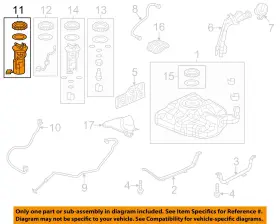 17045tv9a01 Honda Oem 16-18 Ilx Fuel System Components-fuel Pump Assy