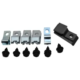 Caf304 Inline Tube 69-72 Chevy A Body With Ret Fuel Line Clips Clamp Bracket Kit Set Nos