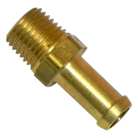 Inl10792 Inline Tube 64-65 Pontiac Gto Engine Fuel Pump Carburetor Line Brass Straight 5/16 Fitting